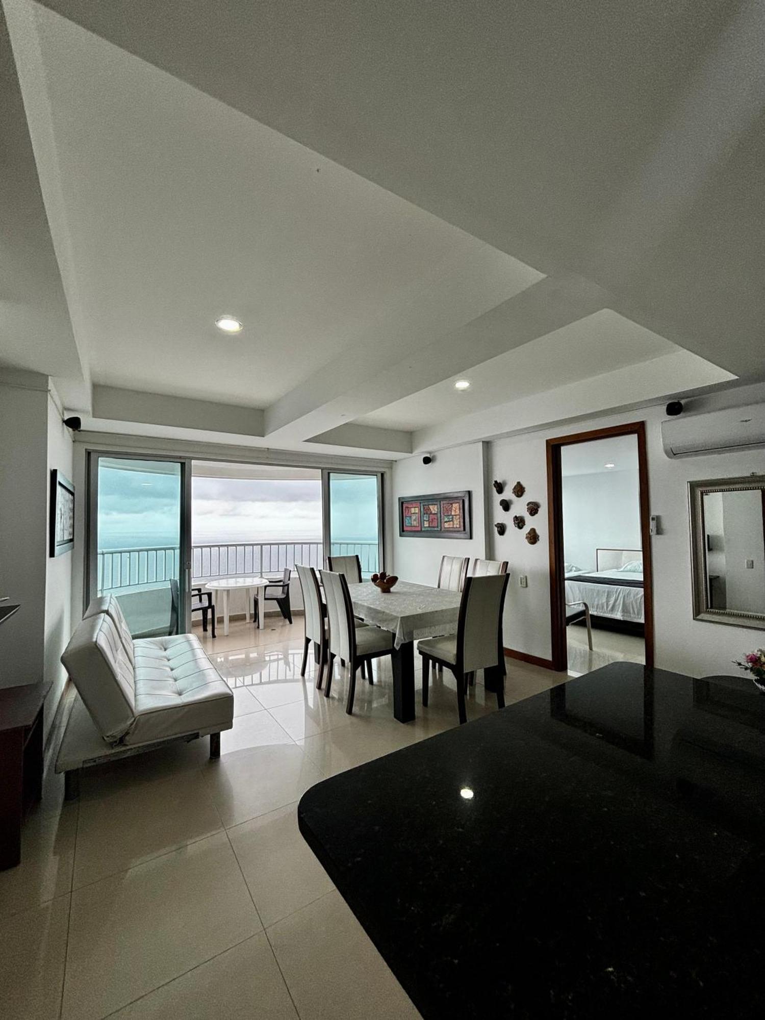 Paraiso En Bocagrande Con Vista Al Mar Cartagena Eksteriør billede