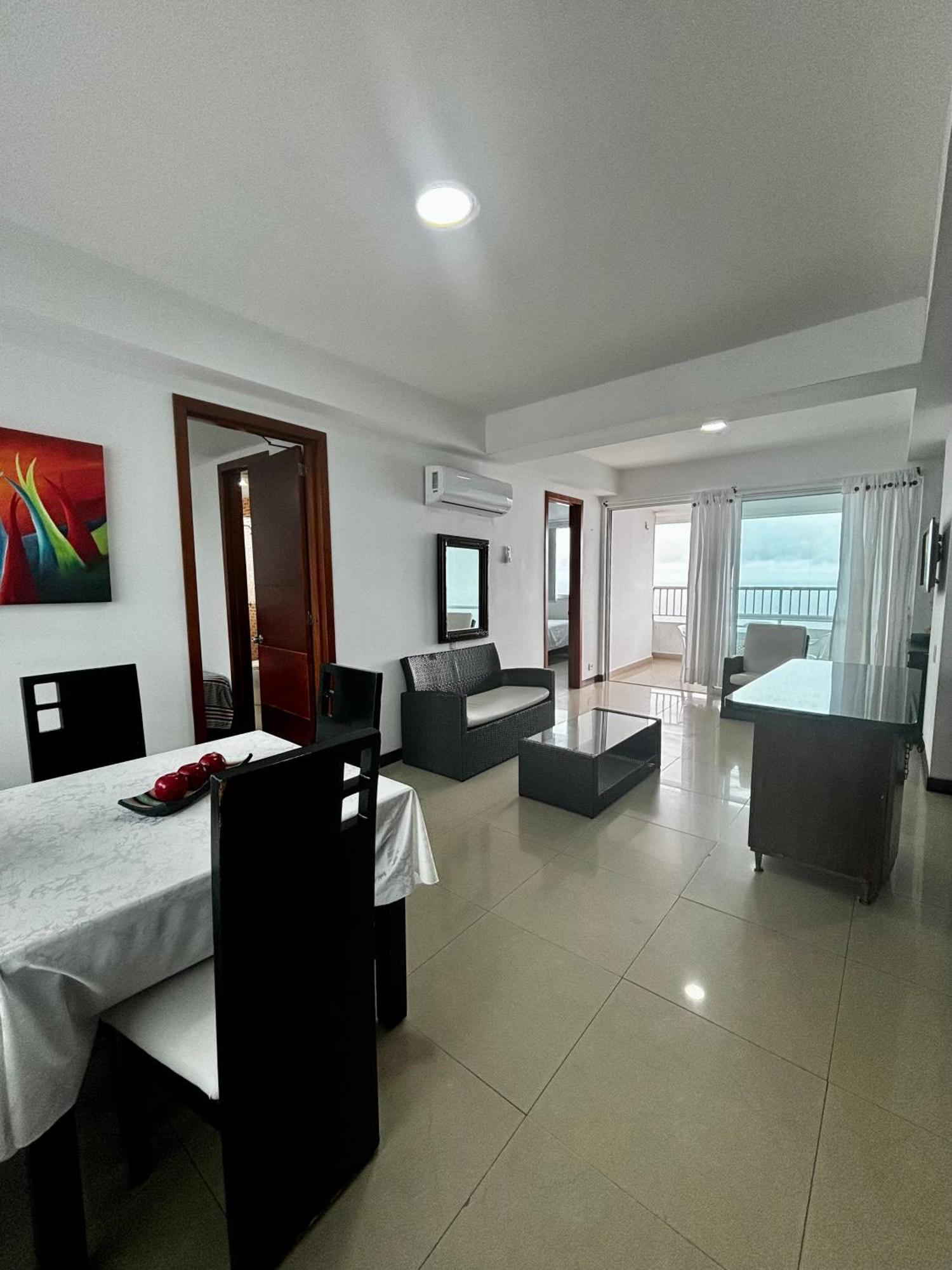 Paraiso En Bocagrande Con Vista Al Mar Cartagena Eksteriør billede