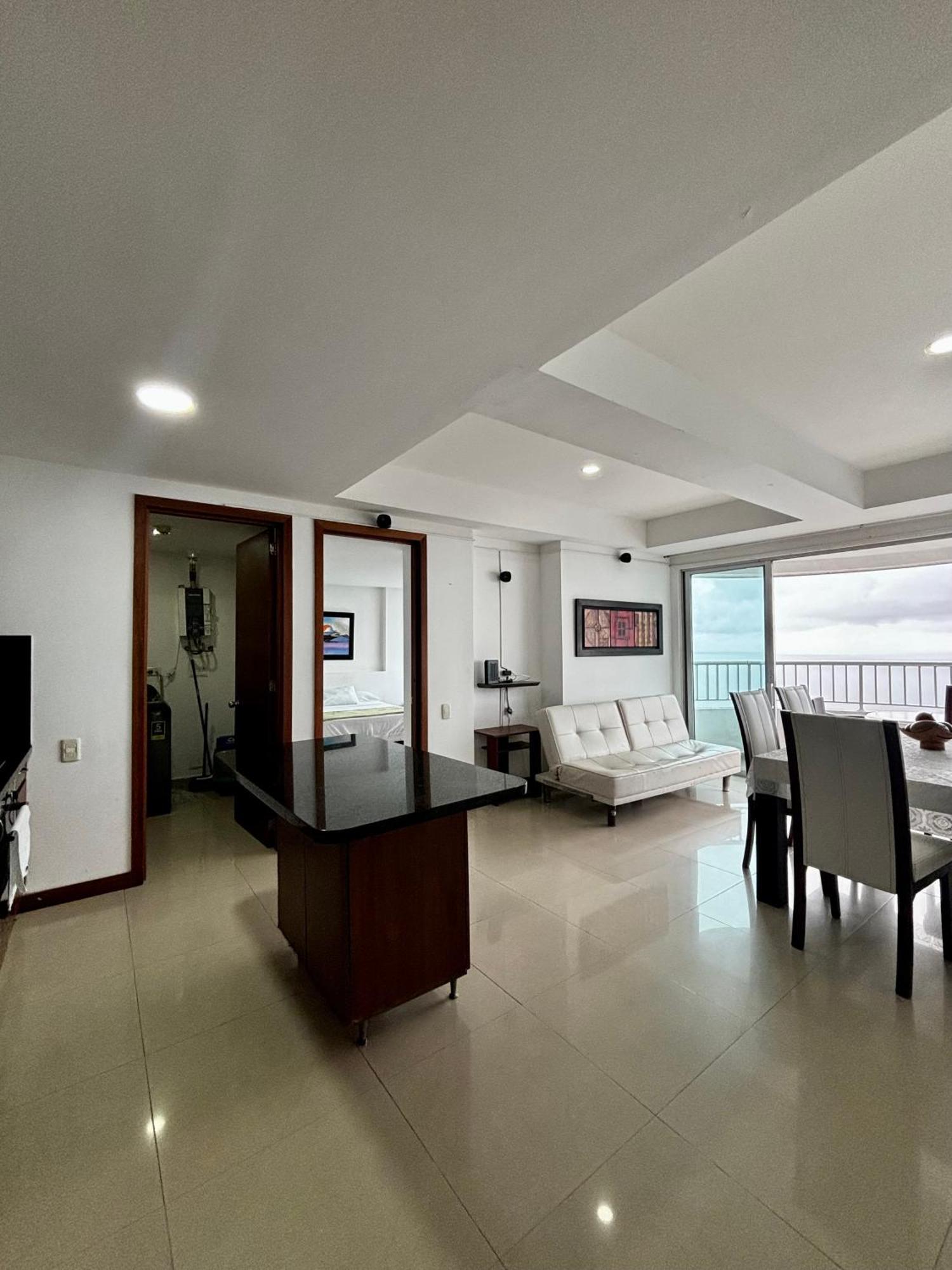 Paraiso En Bocagrande Con Vista Al Mar Cartagena Eksteriør billede