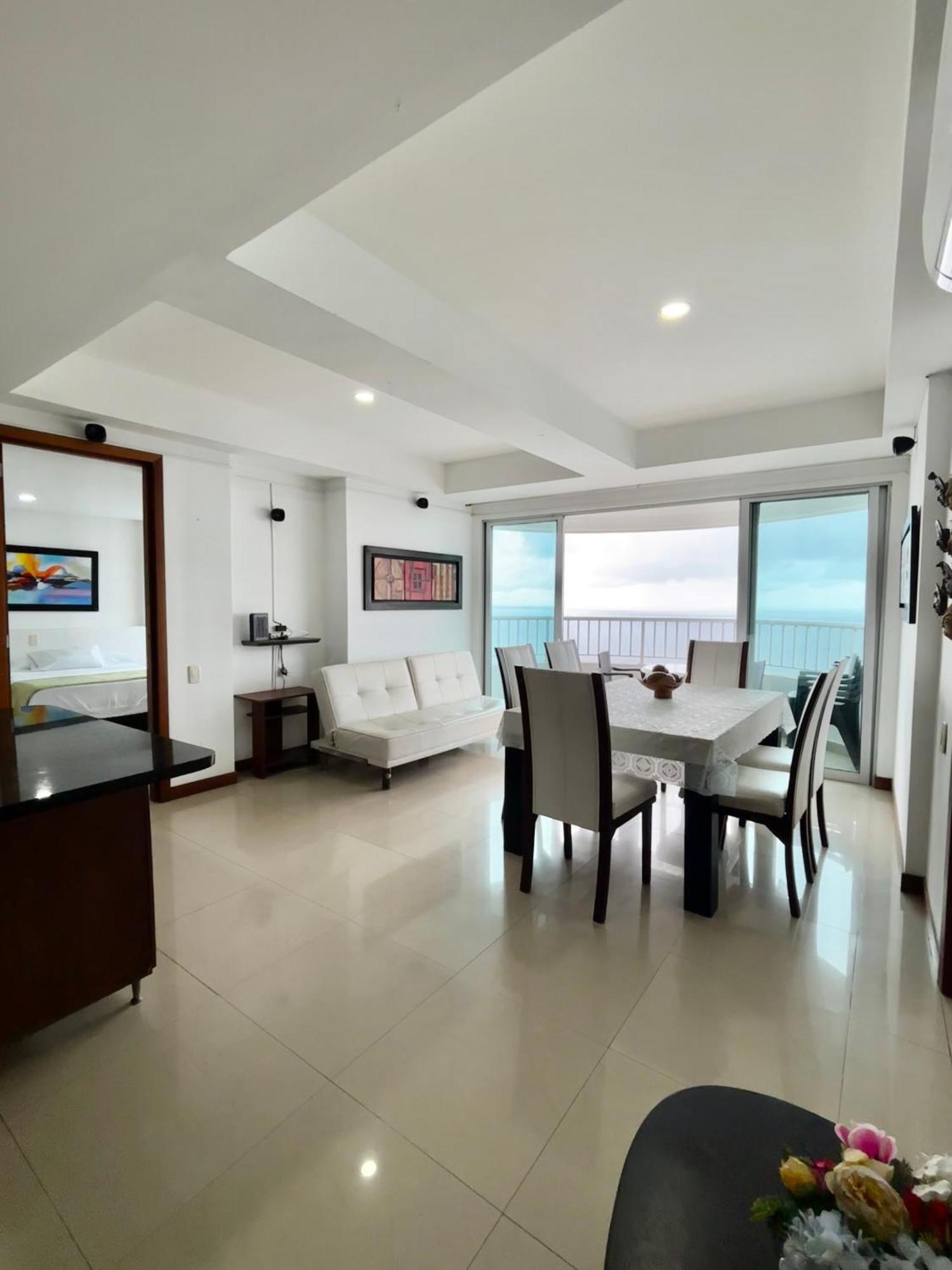 Paraiso En Bocagrande Con Vista Al Mar Cartagena Eksteriør billede