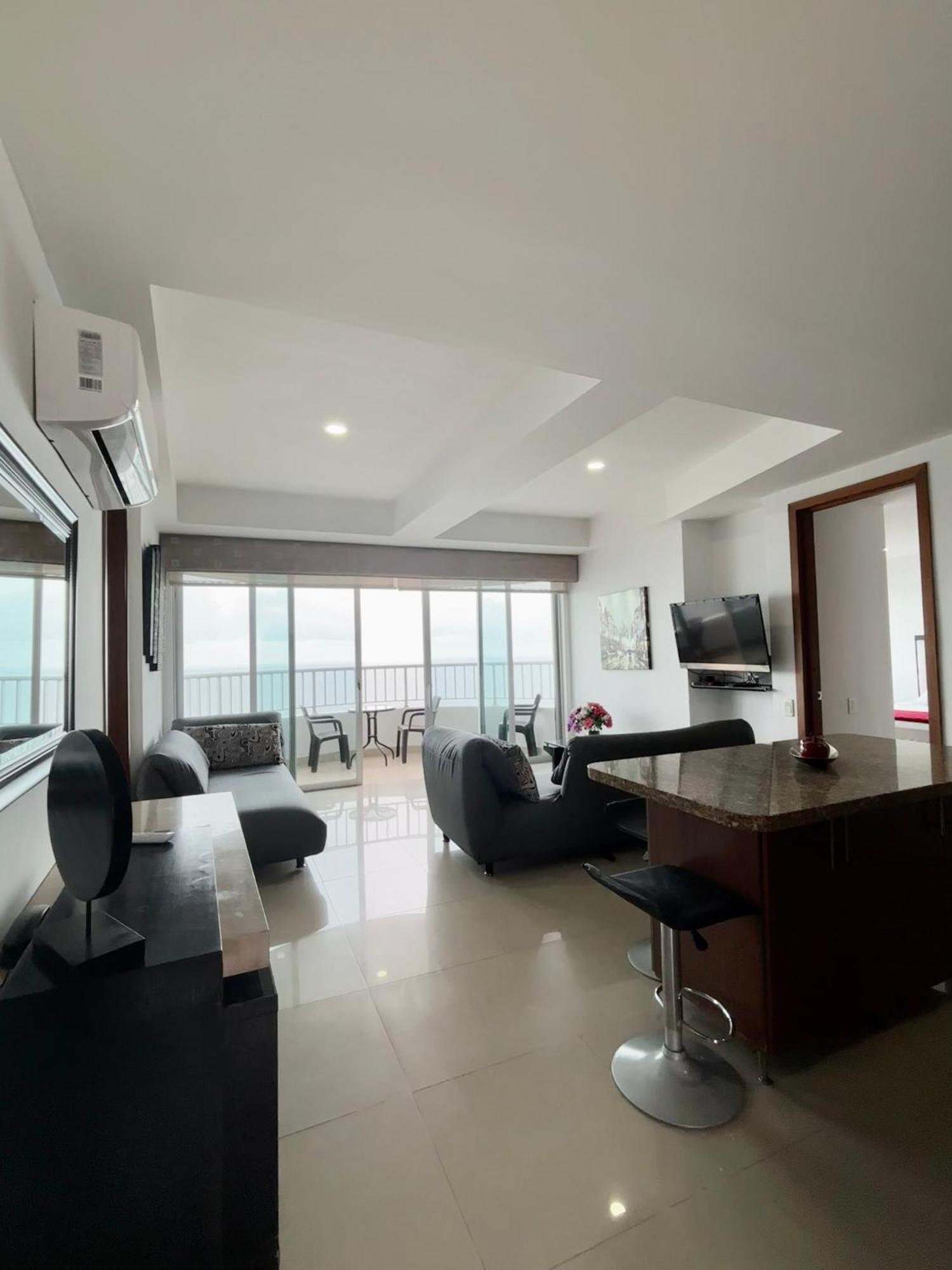 Paraiso En Bocagrande Con Vista Al Mar Cartagena Eksteriør billede