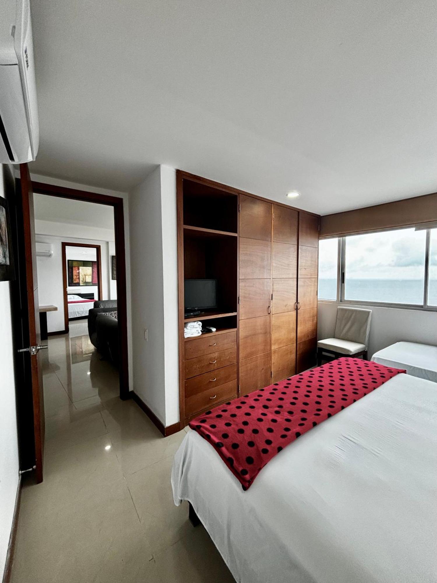 Paraiso En Bocagrande Con Vista Al Mar Cartagena Eksteriør billede