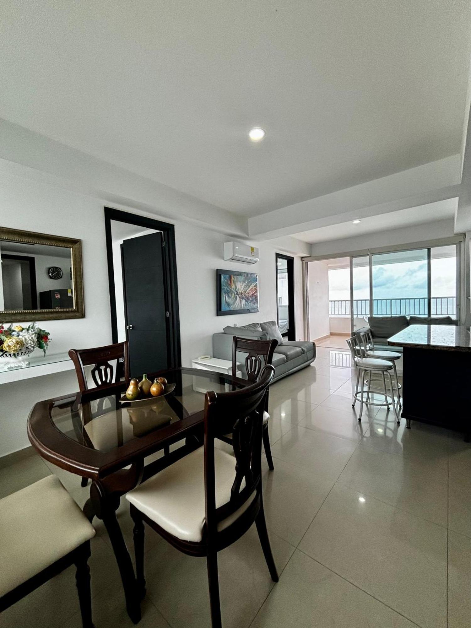 Paraiso En Bocagrande Con Vista Al Mar Cartagena Eksteriør billede