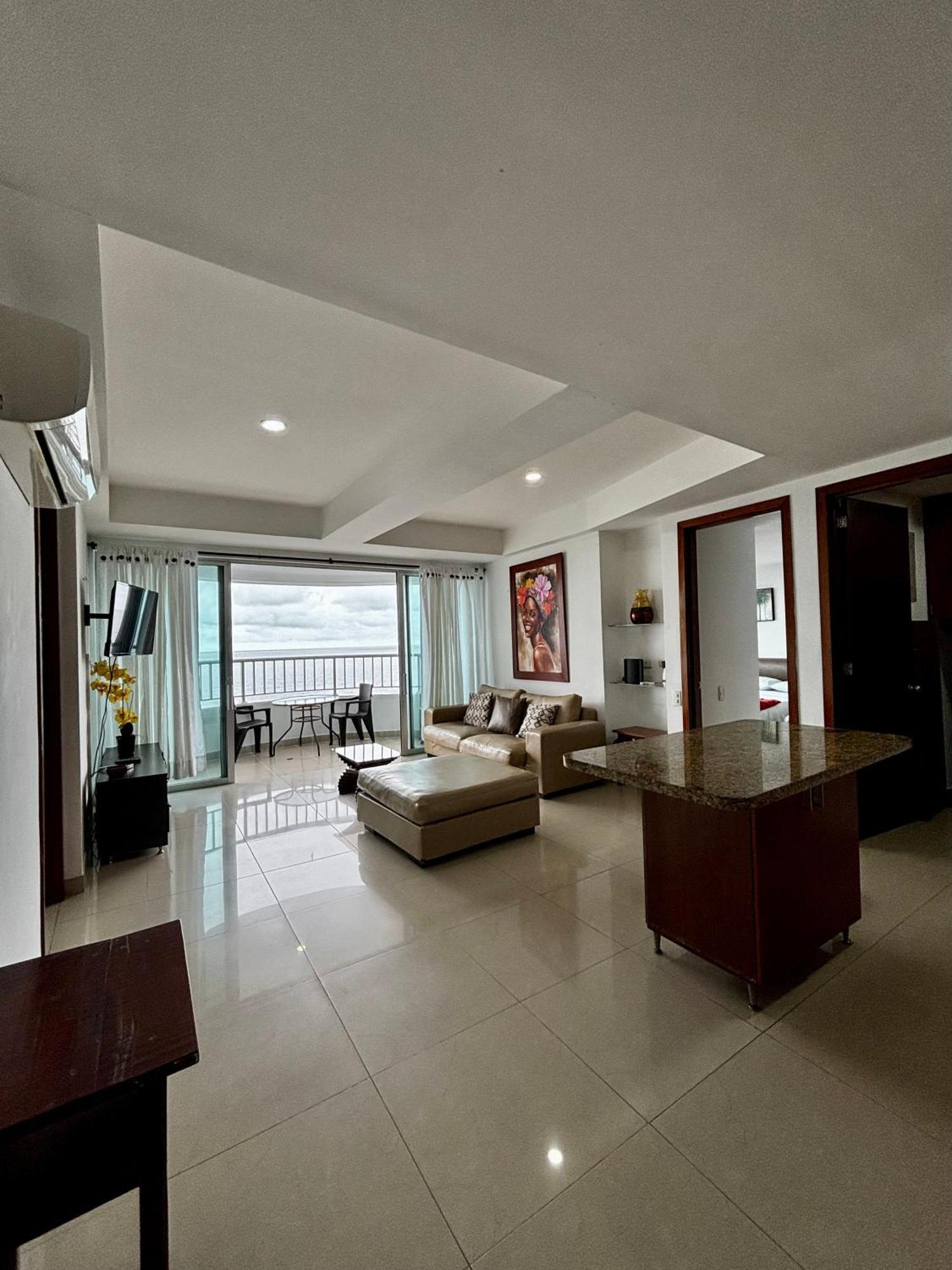 Paraiso En Bocagrande Con Vista Al Mar Cartagena Eksteriør billede
