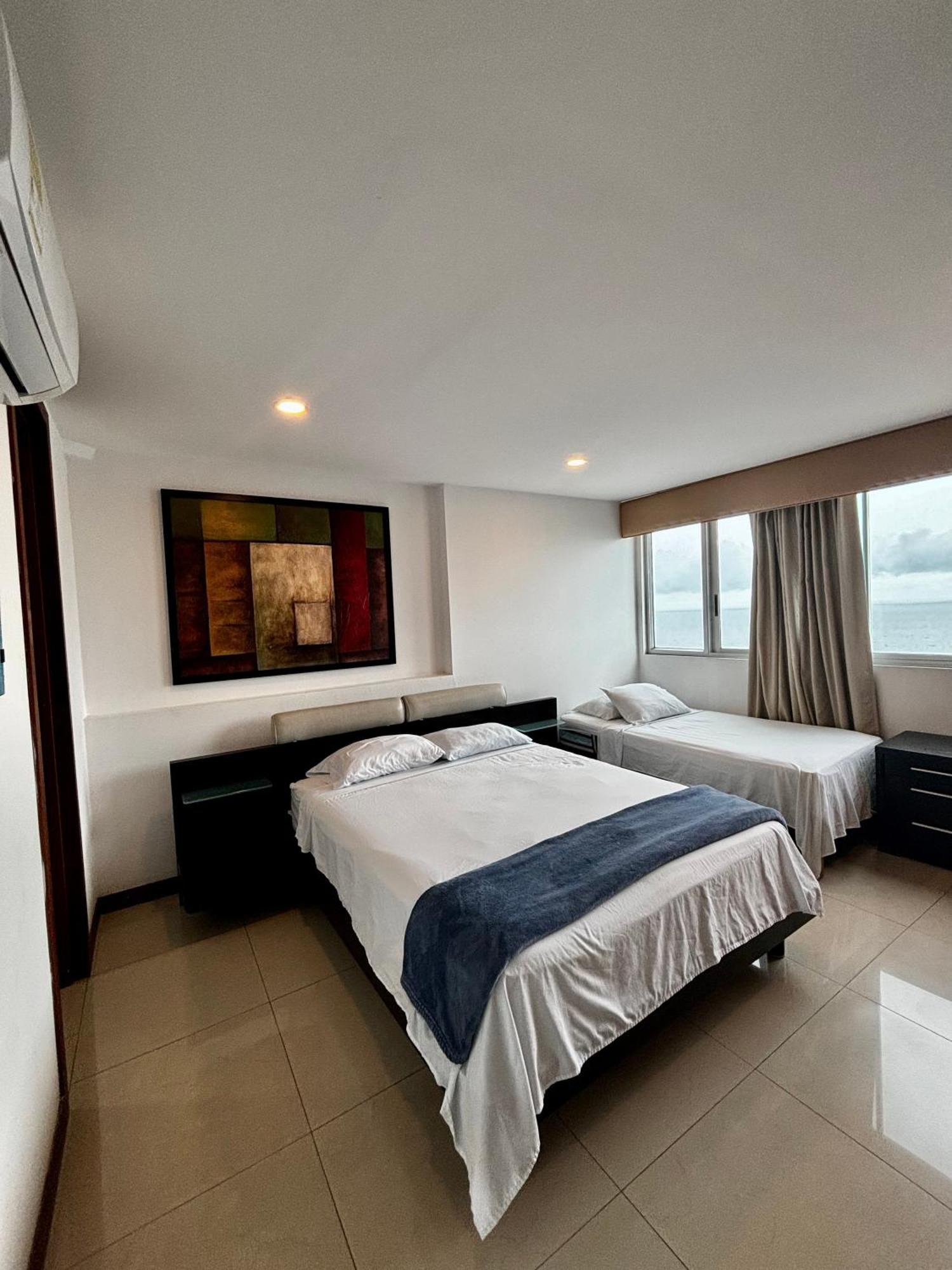Paraiso En Bocagrande Con Vista Al Mar Cartagena Eksteriør billede