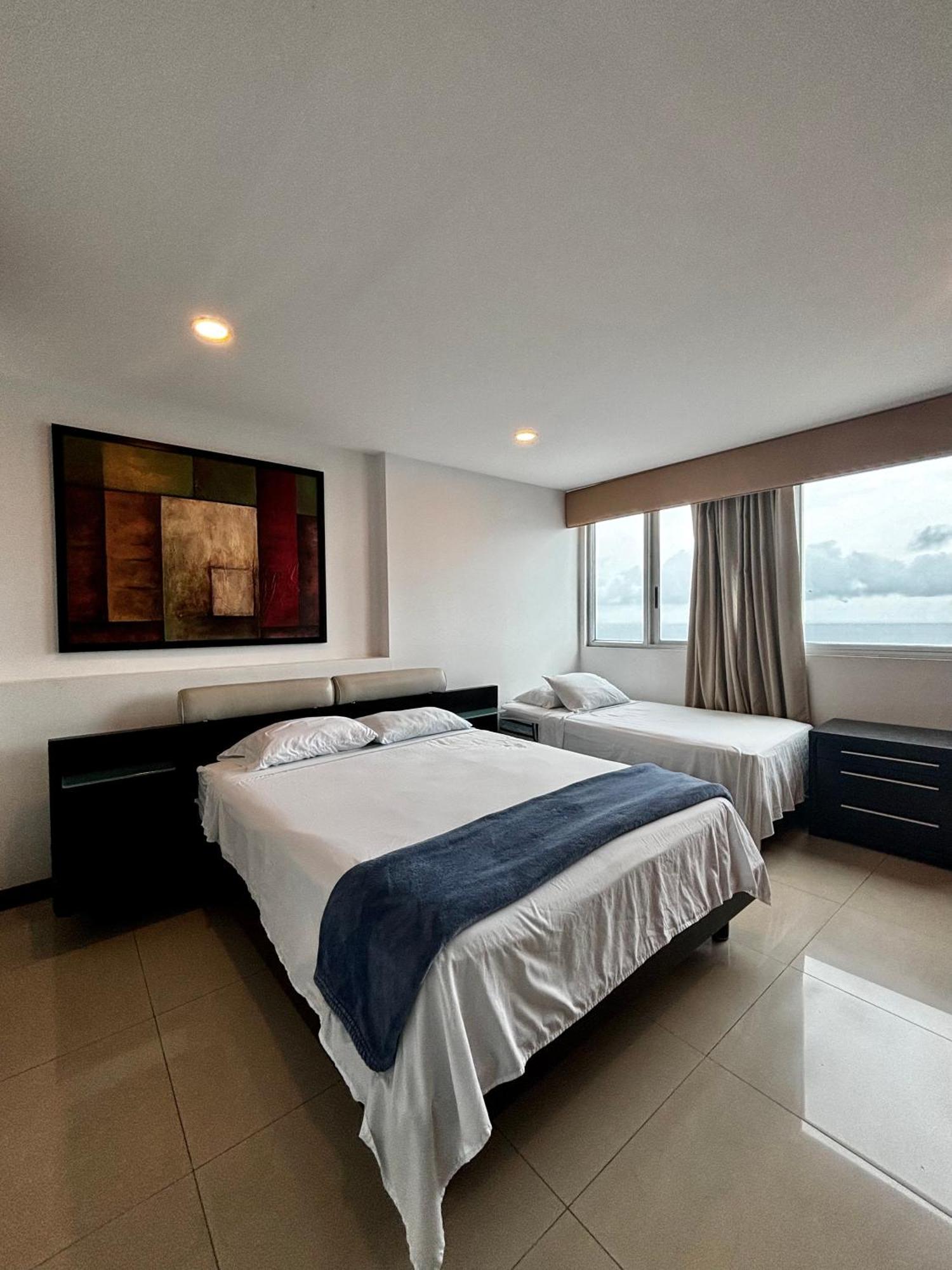Paraiso En Bocagrande Con Vista Al Mar Cartagena Eksteriør billede