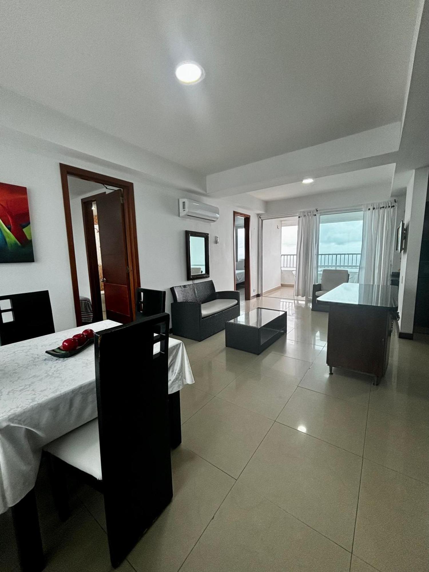 Paraiso En Bocagrande Con Vista Al Mar Cartagena Eksteriør billede